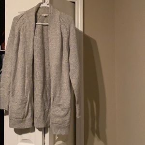 Thigh length cardigan